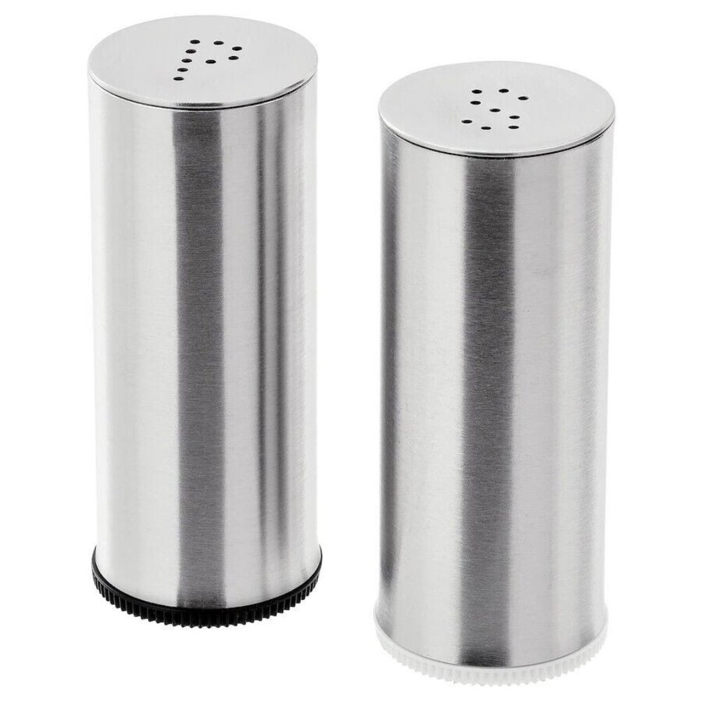 Salt & pepper shaker, set of 2, stainless steel IKEA Plats New Sealed Box